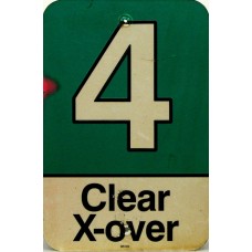 SMI-1474 - Clear X-over - #4